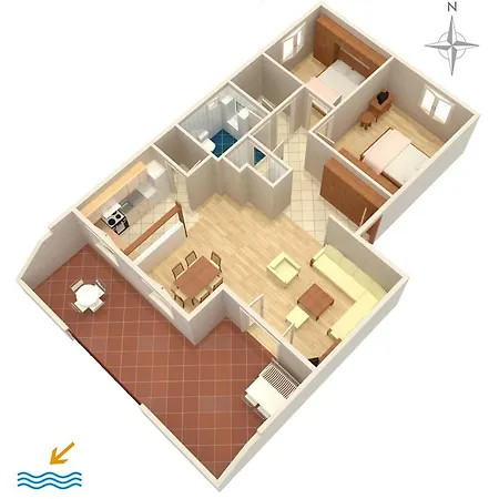 By The Sea Tucepi, Makarska - 2694 Apartment *